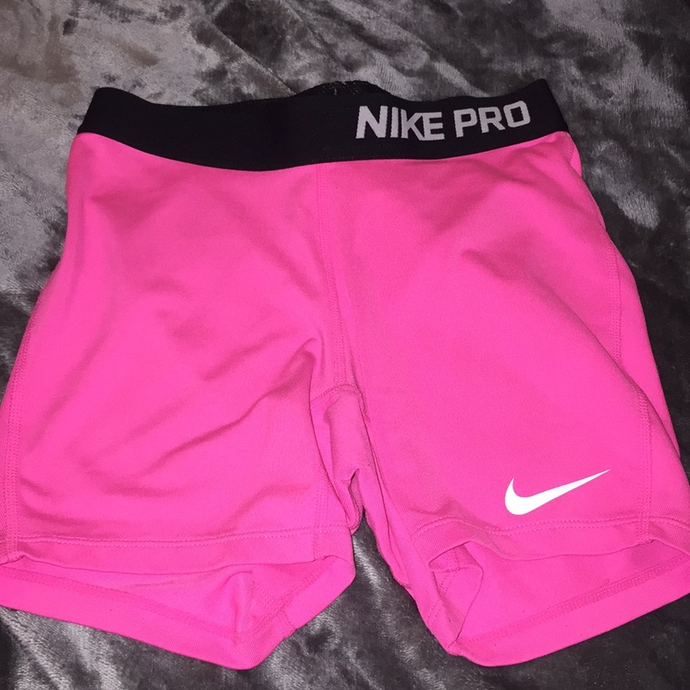 pink nike pros